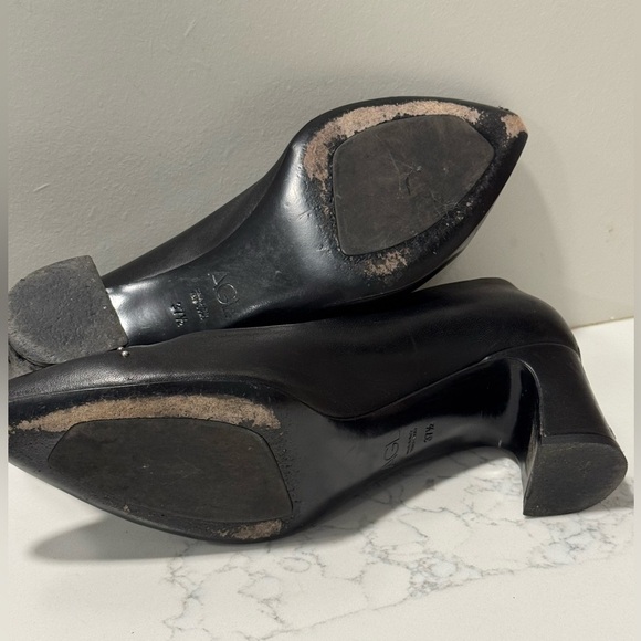 AGL Black Heels Sleek Minimalist Design - Picture 13 of 16